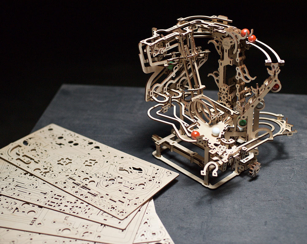 Ugears Marble Run Chain Hoist