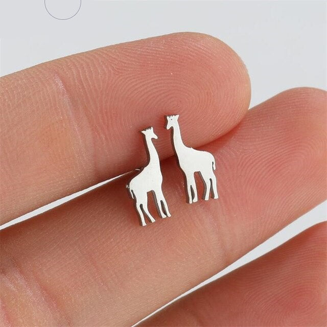 Giraffe Surgical Steel Earrings