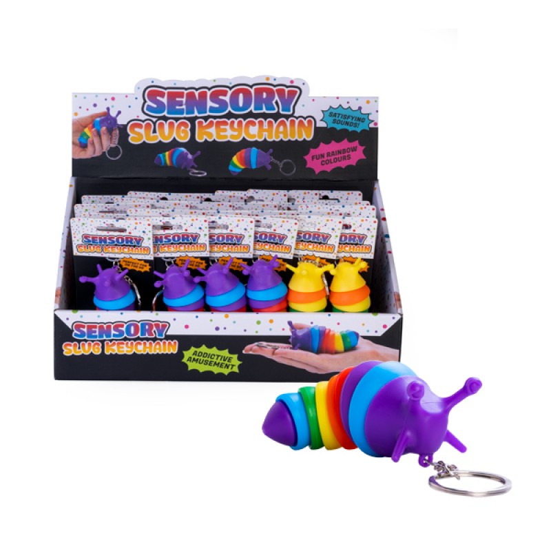 Sensory Slug Keychain