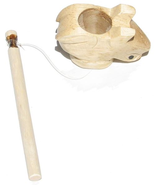 Wooden Croaker Spinning Frog Sound