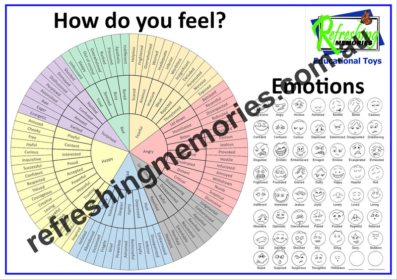 Emotion Wheel A3